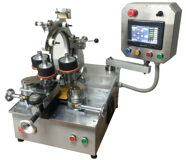 Toroidal potentiometer winding machine